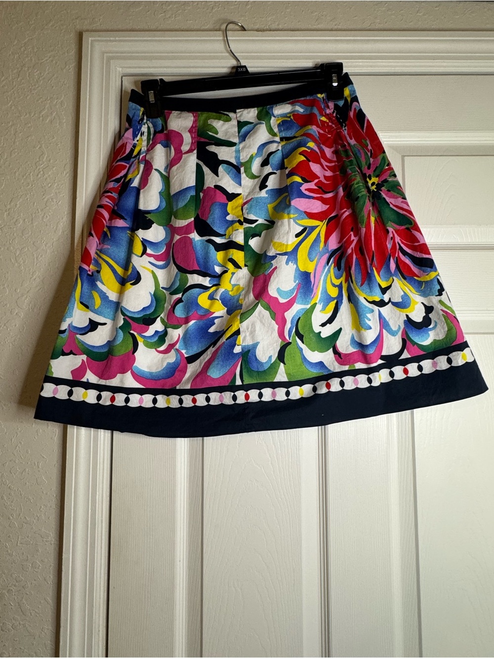 Floral Multicolor A-Line Women's Skirt - Bold Garden Print